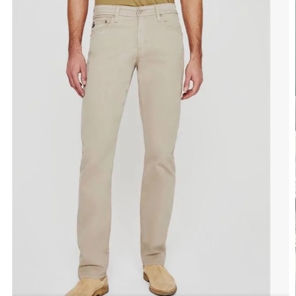 Adriano Goldschmied The Graduate tailored leg ivory men’s pants Sz 34 X 34 flaw - Picture 1 of 16